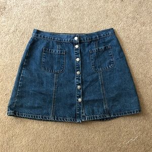 Denim skirt